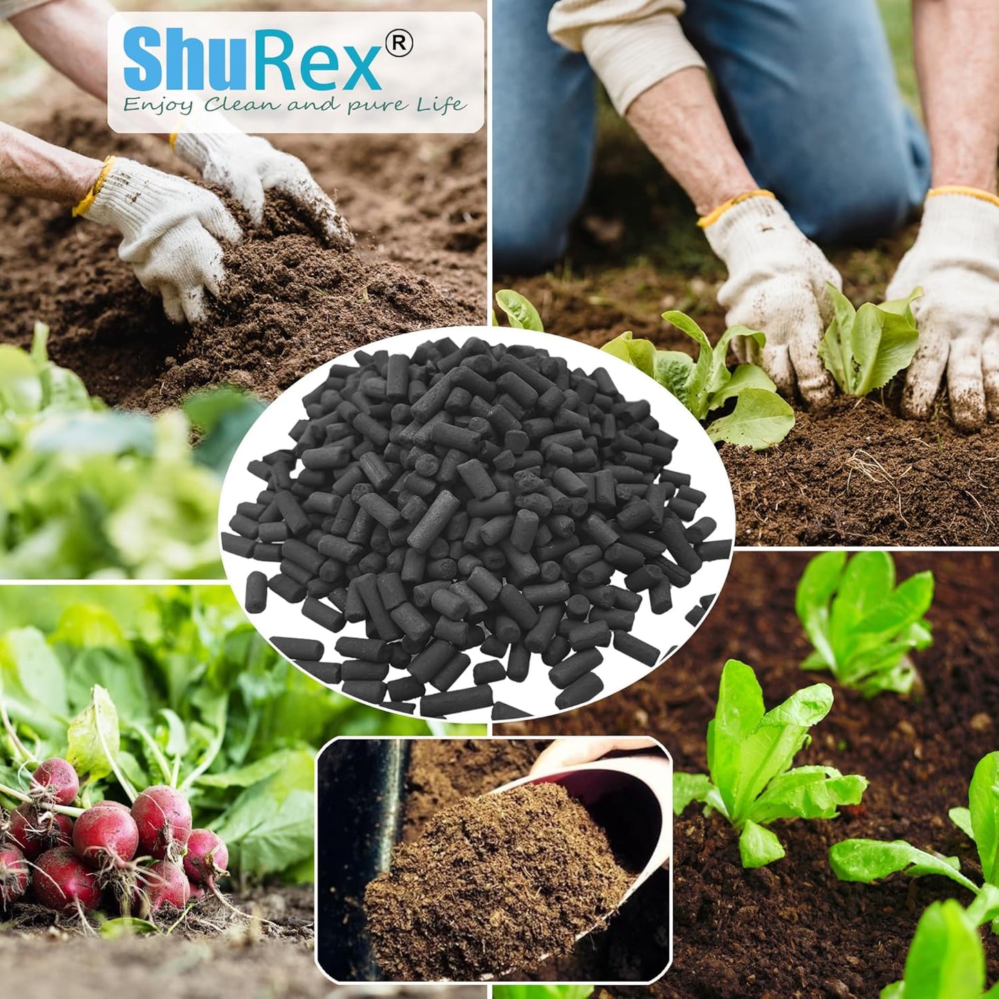 Odor Absorbing Carbon Refills for Fylecen Kitchen Smart Compost Bin, Replacement Activated Charcoal Filters Compatible with Fylecen Electric Kitchen Compost Filter