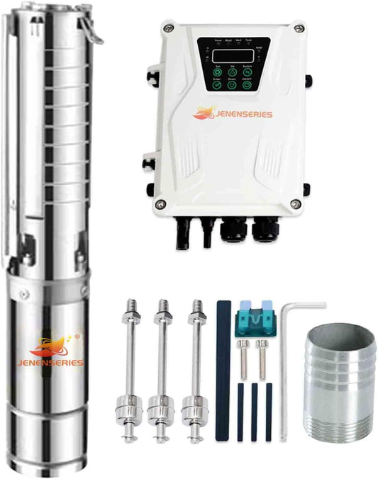 Solar powered impeller water pump (550W+controller)