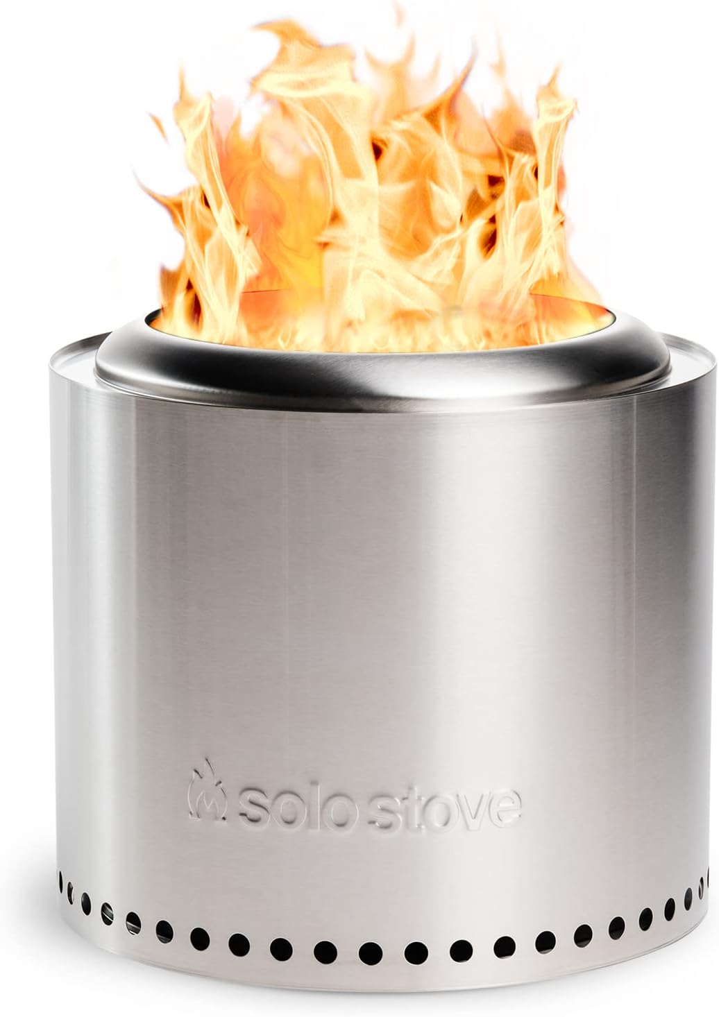 Solo Stove Ranger with Stand Fire Pit Kit - Portable 15 inch Wood Burning Low Smoke Portable Firepit | Perfect for Tailgating RV | Made from Durable Stainless Steel