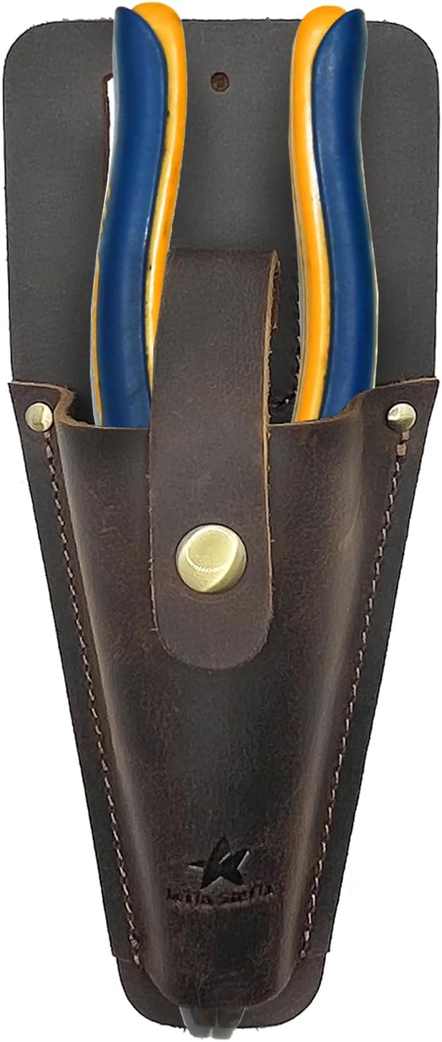 Garden Leather Pruner Sheath,Tool Holster for Gardening Pruning Shears,Durable Scissor Protector Cover