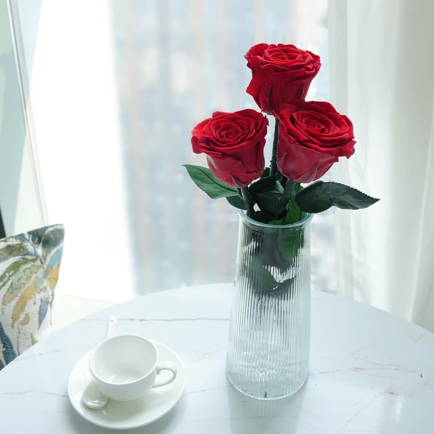 Yamonic Preserved Flowers Rose Gifts for Mom, Grandma, Women - Real Flower Rose Gifts for Mom, Her, Wife, Girlfriend on Christmas, Valentine's Day, Anniversary, Home Decor