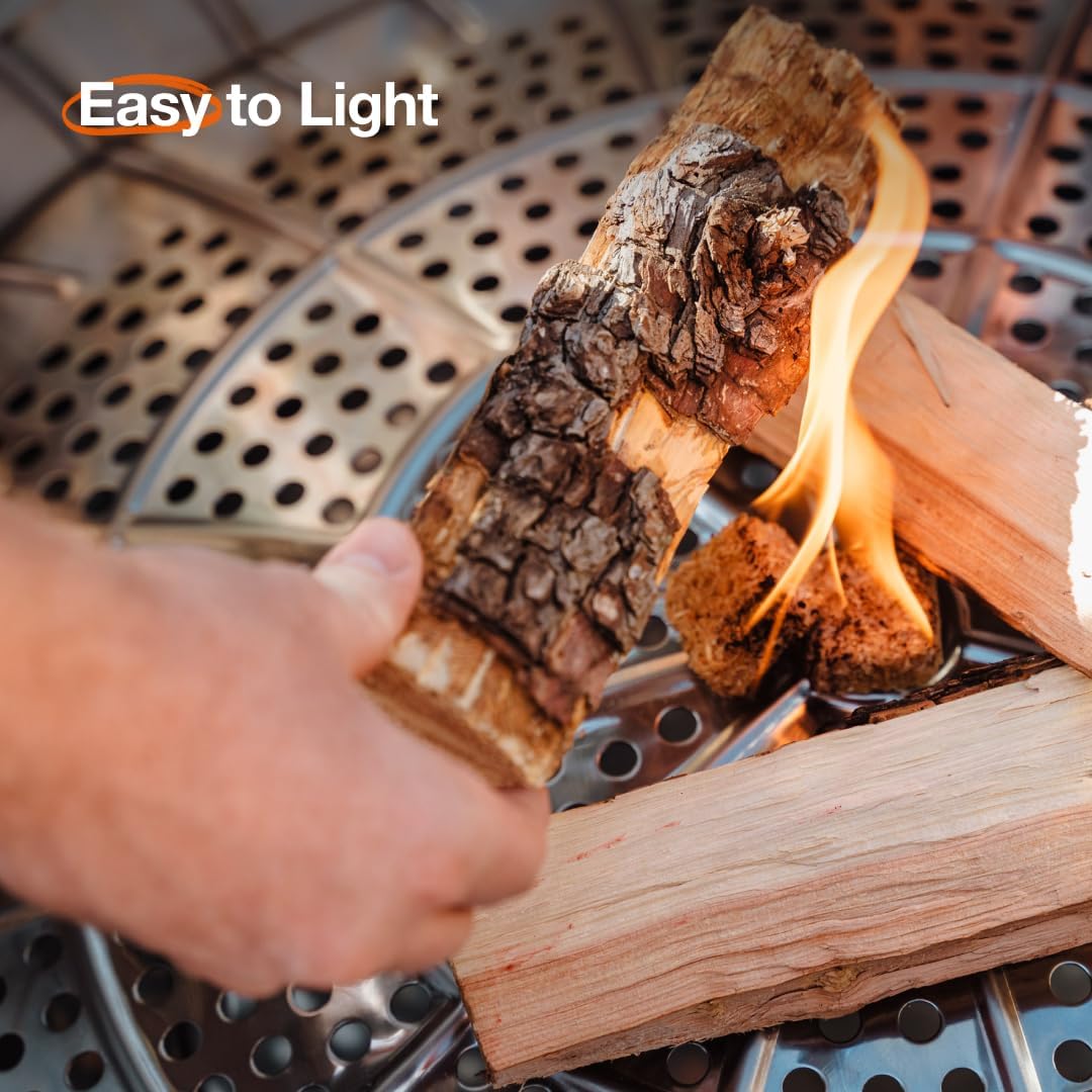 Solo Stove Yukon Essential Bundle | Portable Smokeless Fire Pit Stainless Steel for Wood Burning, Incl. Yukon Fire Pit, Lid and Stand, Diameter: 27in, Height: 19.8in, Weight: 40.35lbs