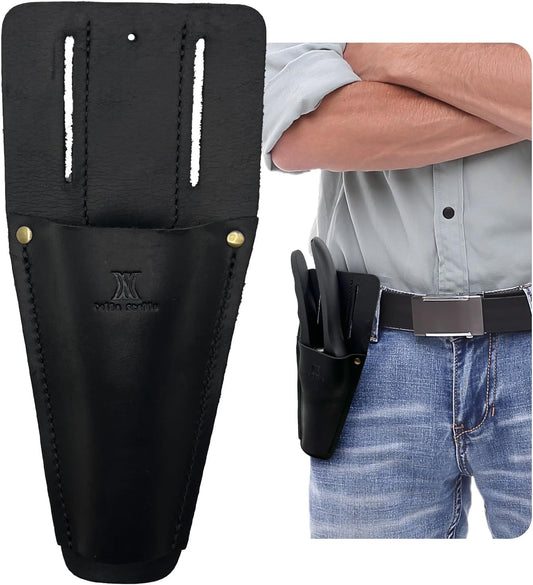 Garden Leather Pruner Sheath,Tool Holster for Gardening Pruning Shears,Durable Scissor Protector Cover