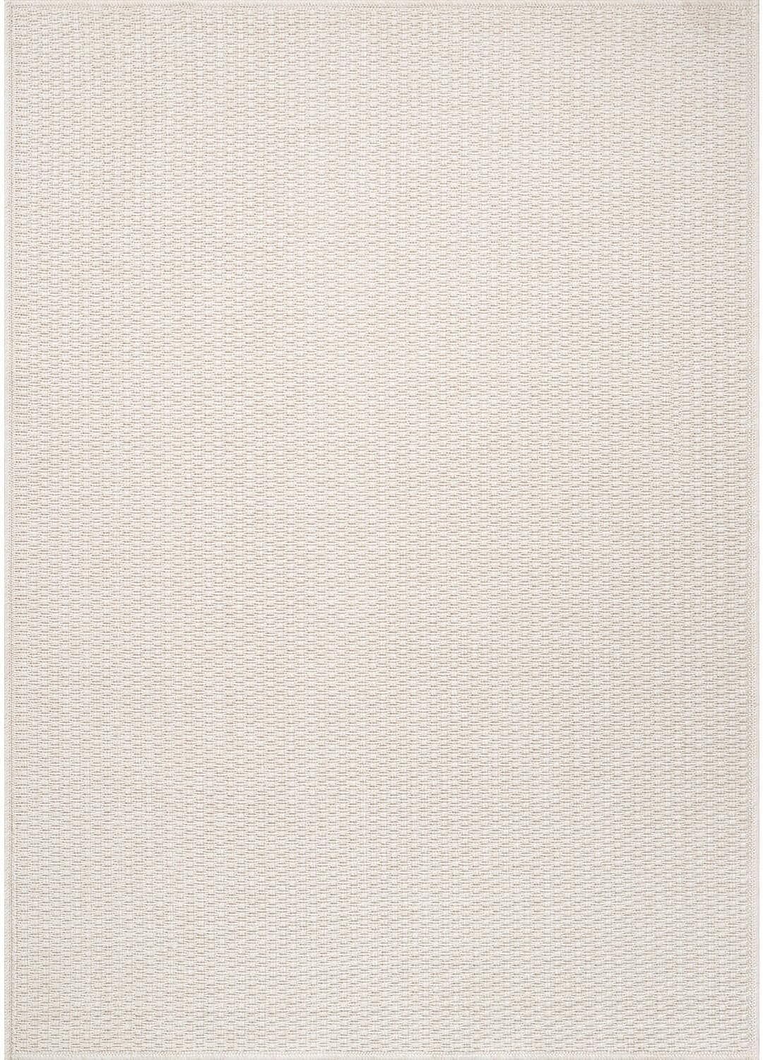 Easy Jute Rug 4x6 Indoor Outdoor Natural Rugs Solid Fiber Rug Woven Area Rug Boho Easy Clean Inside Carpet for Living Room Bedroom Dining Room Hallway or Outdoor Patio Porch (4 X 6 Bone)