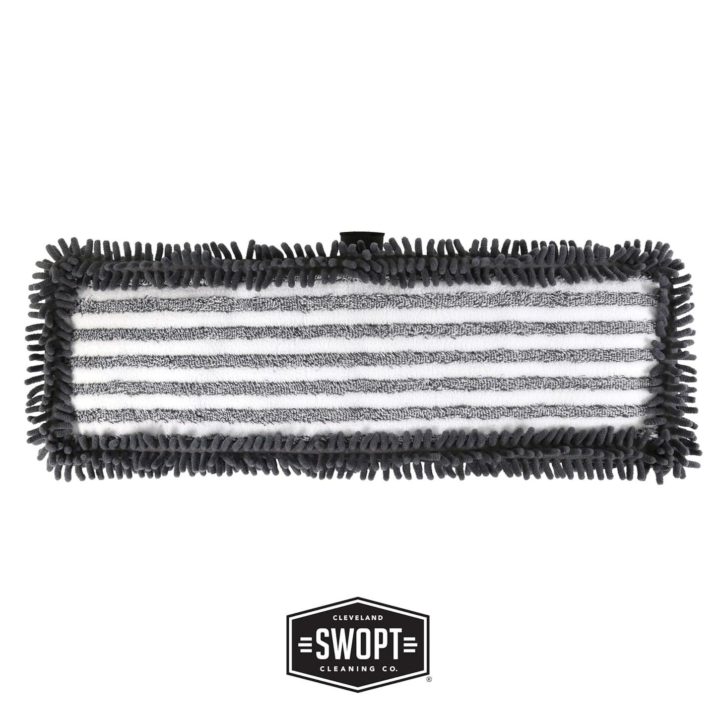 SWOPT 24” Microfiber Dust Mop Head w/Refill — Cleaning Head Interchangeable w/All SWOPT Cleaning Products for Efficient Cleaning & Storage — Mop Provides Lint-Free Cleaning for Wood, Laminate, Tile