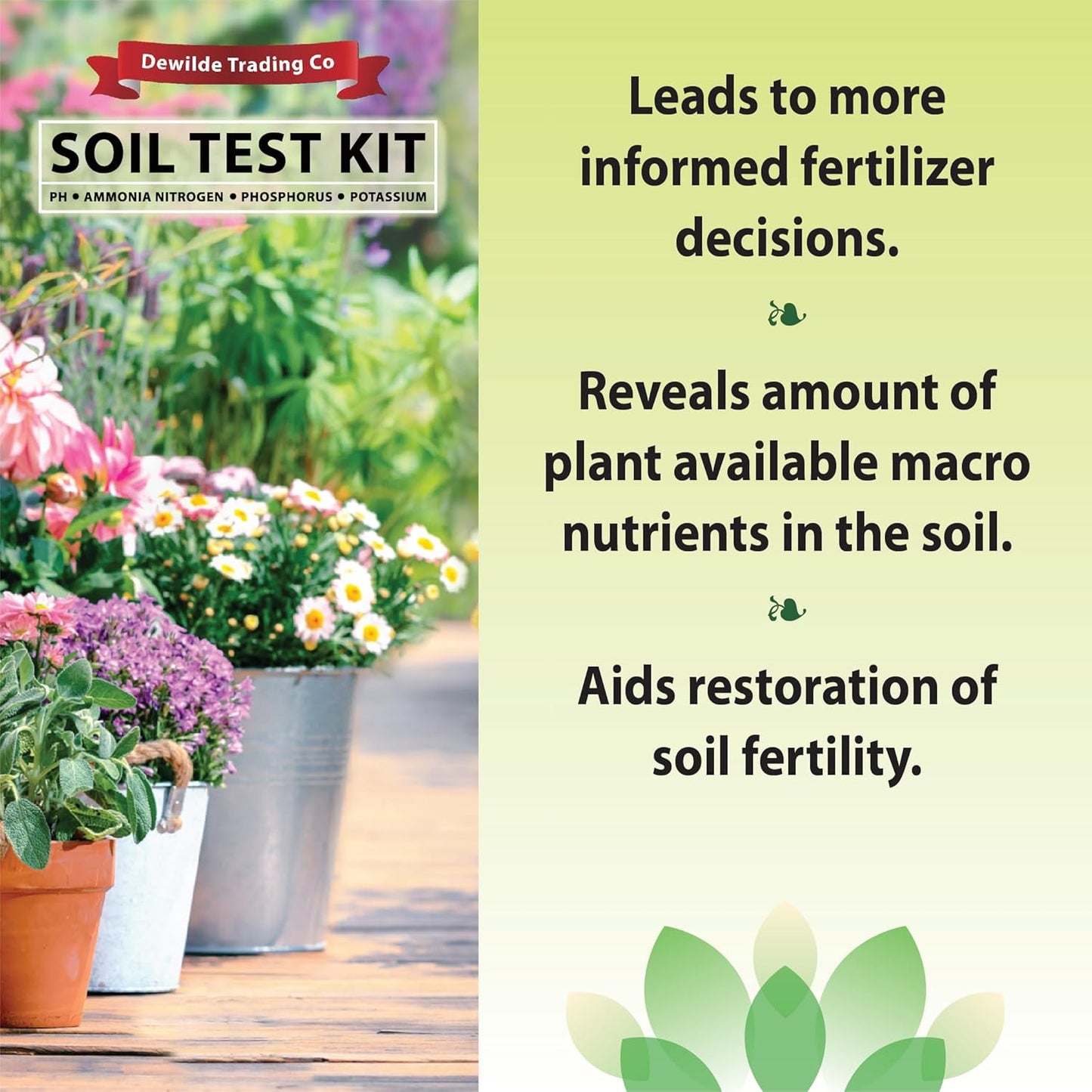 Soil Test Kit -140 Test- 2025 Updated- Testing PH Ammonia Nitrogen Phosphorus and Potassium - Tester for Your Vegetable Garden Lawn and Soil