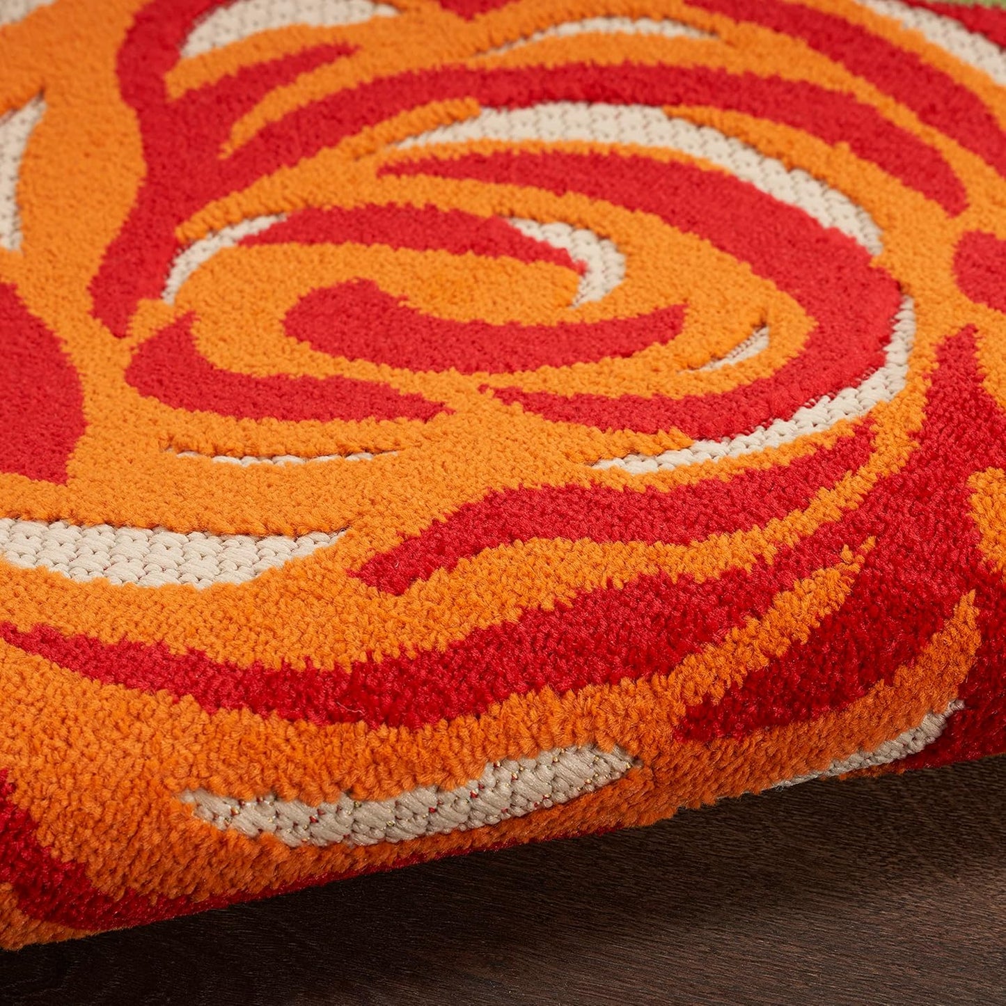 Nourison Aloha Multicolor 2' x 6' Area Rug Easy Clean, Non Shedding, Bed Room, Living Room, Dining Room, Kitchen (6' Runner)